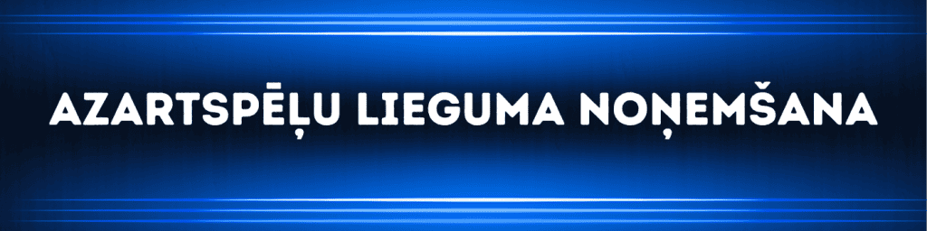 Azartspēļu lieguma noņemšana